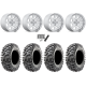 Maxxis Carnivore RT 32x10-15 (8ply) Radial Tires on MSA M54 Spark Polished Wheels