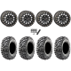 Maxxis Carnivore RT 30x10-15 (8ply) Radial Tires on System 3 SB-6 Matte Black Beadlock Wheels