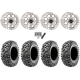 Maxxis Carnivore RT 30x10-15 (8ply) Radial Tires on System 3 SB-7 Machined Beadlock Wheels