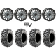 Maxxis Carnivore RT 30x10-15 (8ply) Radial Tires on System 3 SB-8 Brushed Grey Beadlock Wheels