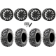 Maxxis Carnivore RT 30x10-15 (8ply) Radial Tires on System 3 SB-8 Matte Black Beadlock Wheels