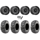 Maxxis Carnivore RT 32x10-15 (8ply) Radial Tires on MSA M55 Commander Matte Gunmetal Wheels