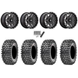 Maxxis Roxxzilla ML7 (Competition Compound) 30x10-14 Tires on MSA M45 Portal Gloss Black Milled Wheels