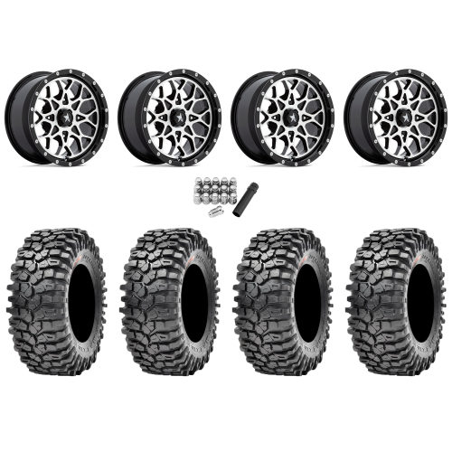 Maxxis Roxxzilla ML7 (Competition Compound) 30x10-14 Tires on MSA M45 Portal Machined Wheels