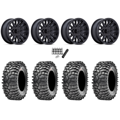 Maxxis Roxxzilla ML7 (Competition Compound) 30x10-14 Tires on MSA M49 Creed Matte Black Wheels