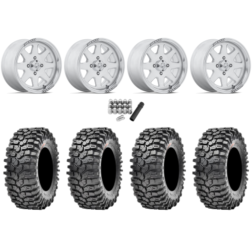 Maxxis Roxxzilla ML7 (Competition Compound) 30x10-14 Tires on MSA M54 Spark Polished Wheels