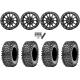 Maxxis Roxxzilla ML7 (Competition Compound) 32x10-15 Tires on Frontline 223 Matte Black Beadlock Wheels