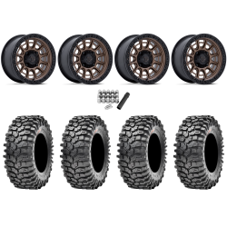 Maxxis Roxxzilla ML7 (Competition Compound) 32x10-15 Tires on Fuel Cycle Matte Bronze Wheels