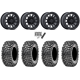 Maxxis Roxxzilla ML7 (Competition Compound) 32x10-15 Tires on Fuel Piston Matte Black Wheels