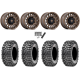 Maxxis Roxxzilla ML7 (Competition Compound) 35x10-15 Tires on MSA M50 Clubber Matte Bronze Wheels