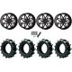 Quadboss QBT680 40x9.5-20 Tires on System 3 Offroad ST-7 Gloss Black Wheels