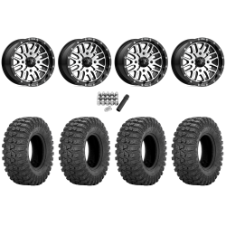 Sedona Rock-A-Billy 28x10-14 Tires on MSA M38 Brute Machined Wheels