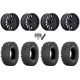Sedona Rock-A-Billy 28x10-14 Tires on MSA M49 Creed Matte Black Wheels