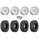 Sedona Rock-A-Billy 28x10-14 Tires on MSA M54 Spark Polished Wheels