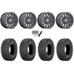 Sedona Rock-A-Billy 32x10-15 Tires on Fuel Cycle Gloss Gunmetal Wheels