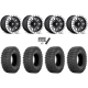 Sedona Rock-A-Billy 32x10-15 Tires on Fuel Hardline Gloss Black Milled Beadlock Wheels