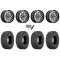 Sedona Rock-A-Billy 32x10-15 Tires on MSA M45 Portal Machined Wheels