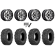 Sedona Rock-A-Billy 32x10-15 Tires on MSA M45 Portal Machined Wheels