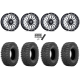 Sedona Rock-A-Billy 32x10-15 Tires on MSA M50 Clubber Machined Wheels
