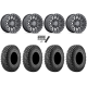 Incursion A/T 35x10-15 Tires on Fuel Cycle Gloss Gunmetal Wheels