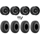 Incursion A/T 32x10-15 Tires on MSA M55 Commander Gloss Black Milled Wheels