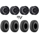 Incursion A/T 35x10-15 Tires on MSA M50 Clubber Gloss Black Wheels