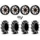 Assassinator Mud Tires 36x8-20 on Fuel Runner Candy Orange Wheels