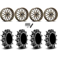 Assassinator Mud Tires 36x8-20 on ITP Hurricane Bronze Wheels