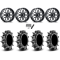 Assassinator Mud Tires 36x8-20 on ITP Hurricane Gloss Black Wheels