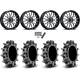 Assassinator Mud Tires 36x8-20 on ITP Hurricane Machined Wheels
