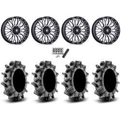 Assassinator Mud Tires 36x8-20 on MSA M50 Clubber Machined Wheels