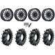 Assassinator Mud Tires 40x10-24 on MSA M55 Commander Matte Gunmetal Wheels