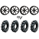 Assassinator Mud Tires 44x12-24 on Frontline 556 Gloss Black (24x9) Wheels