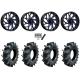 Assassinator Mud Tires 40x10-24 on Fuel Runner Candy Blue Wheels