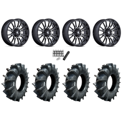 Assassinator Mud Tires 40x10-24 on MSA M51 Thunderlips Machined Wheels