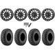 Incursion A/T 32x10-15 Tires on Frontline 223 Matte Black Beadlock Wheels