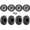 Incursion A/T 35x10-15 Tires on High Lifter HL25 Dark Tint Grey Wheels