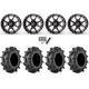 Terminator MAX 30x10-14 (6ply) Tires on Frontline 556 Gloss Black Wheels