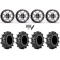 Terminator MAX 30x10-14 (6ply) Tires on Frontline 556 Machined Wheels