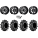 Terminator MAX 30x10-14 (6ply) Tires on Fuel Maverick Matte Black Milled Wheels