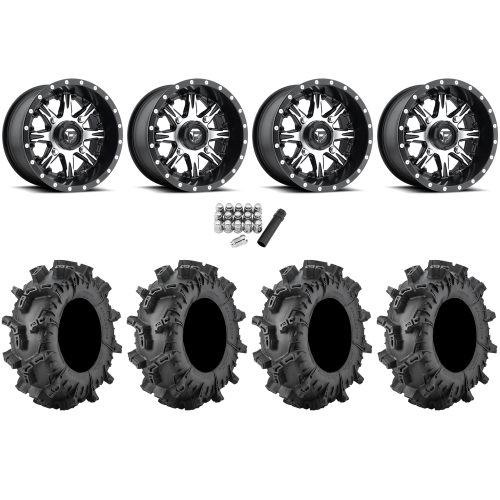 Terminator MAX 30x10-14 (6ply) Tires on Fuel Nutz Machined Wheels