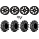 Terminator MAX 30x10-14 (6ply) Tires on High Lifter HL4 Gloss Black Milled Wheels