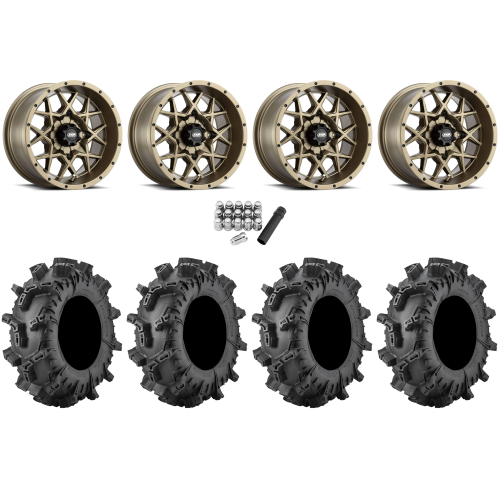 Terminator MAX 30x10-14 (6ply) Tires on ITP Hurricane Bronze Wheels