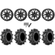 Terminator MAX 30x10-14 (6ply) Tires on ITP Hurricane Satin Black Wheels
