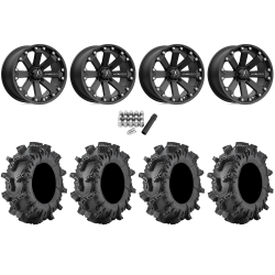 Terminator MAX 30x10-14 (6ply) Tires on MSA M20 Kore Satin Black Wheels
