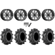 Terminator MAX 30x10-14 (6ply) Tires on MSA M21 Lok Gunmetal Beadlock Wheels