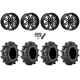 Terminator MAX 30x10-14 (6ply) Tires on MSA M26 Vibe Gloss Black Milled Wheels