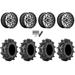 Terminator MAX 30x10-14 (6ply) Tires on MSA M45 Portal Machined Wheels