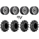 Terminator MAX 30x10-14 (6ply) Tires on MSA M45 Portal Machined Wheels