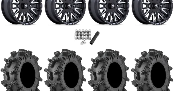 Terminator MAX 30x10-14 (6ply) Tires on MSA M49 Creed Matte Black ...